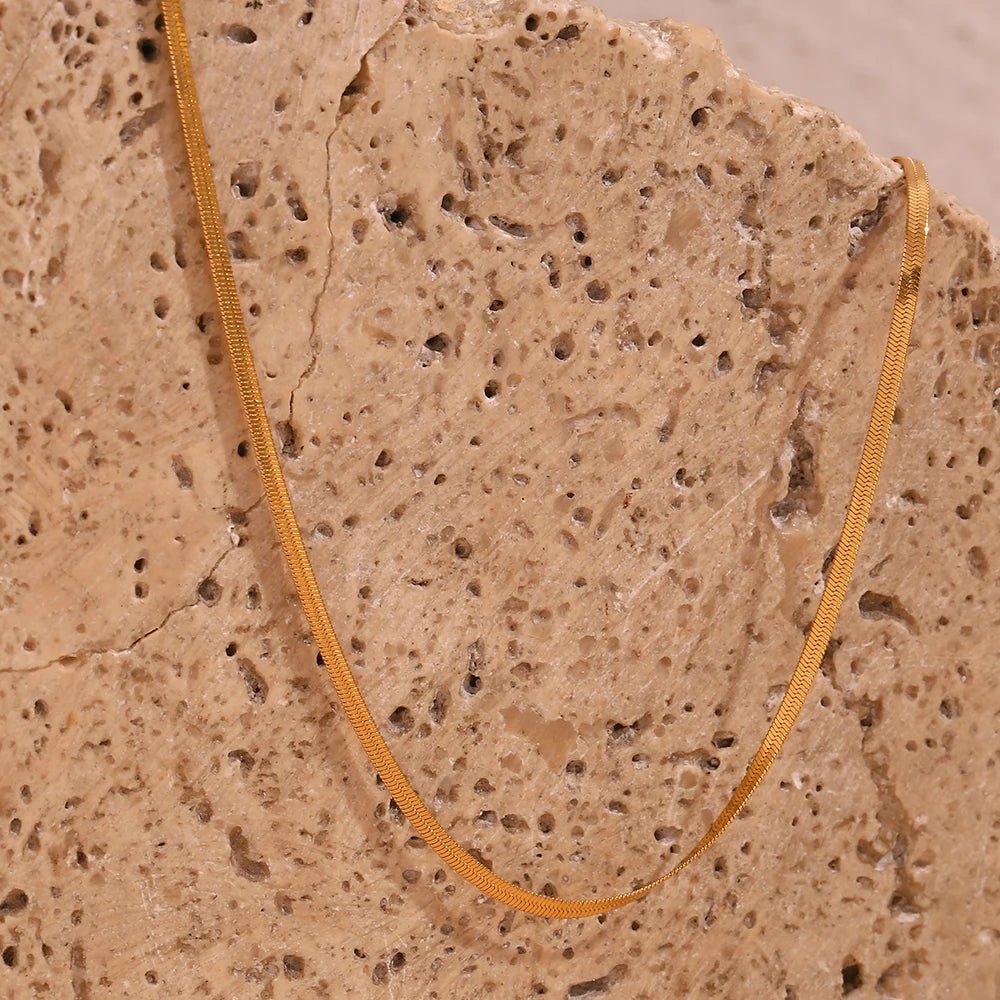 Blade Chain Necklace - Zafinne Jewelry