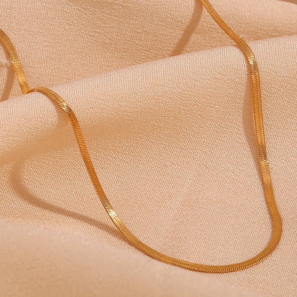 Blade Chain Necklace - Zafinne Jewelry