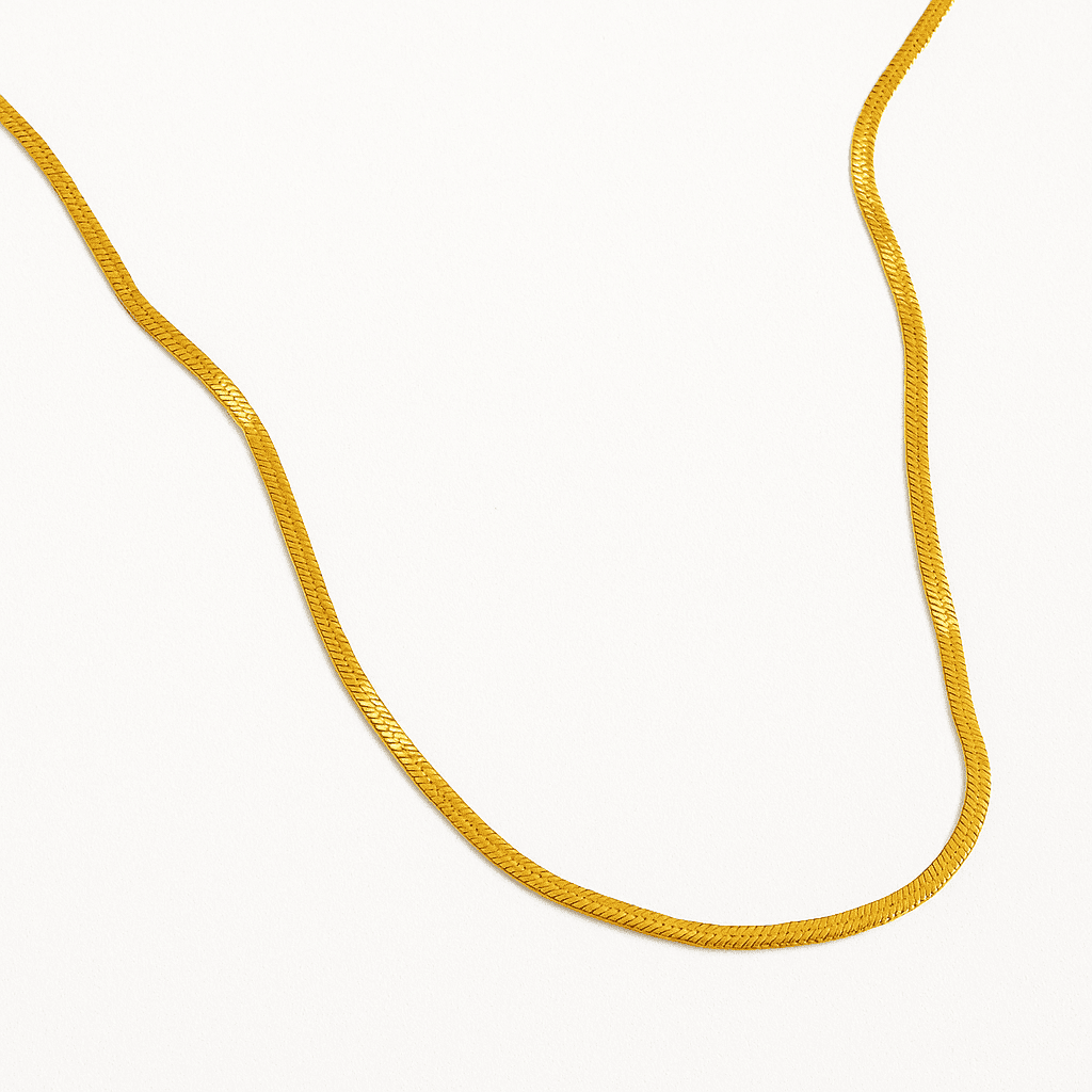 Blade Chain Necklace - Zafinne Jewelry