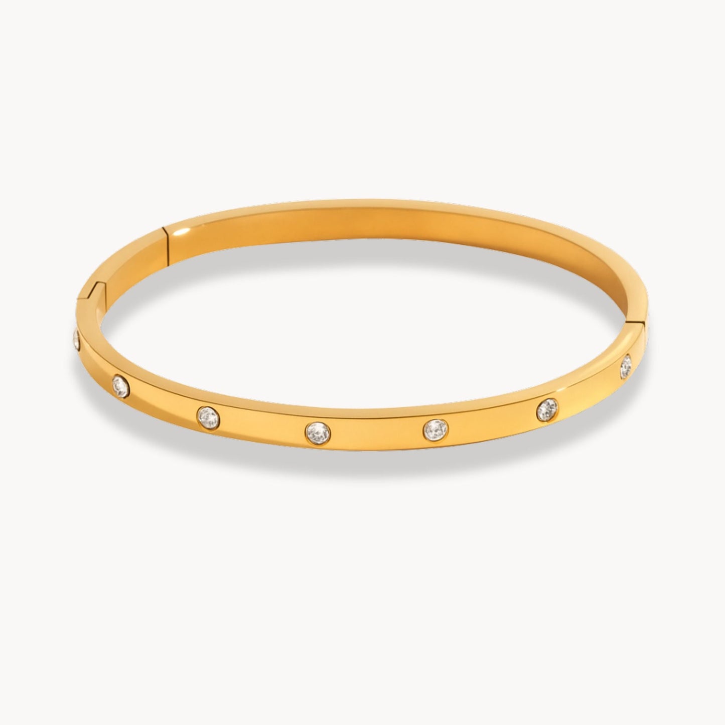 Dotted Sparkle Buckle Bracelet - Zafinne Jewelry