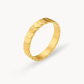 Fish Scale Texture Ring - Zafinne Jewelry