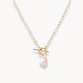 Freshwater Pearl Toggle Necklace - Zafinne Jewelry