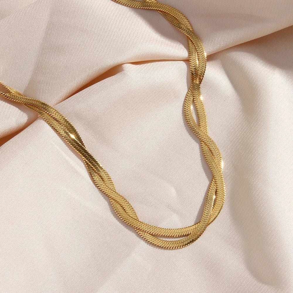 Gold Chain Necklace - Zafinne Jewelry