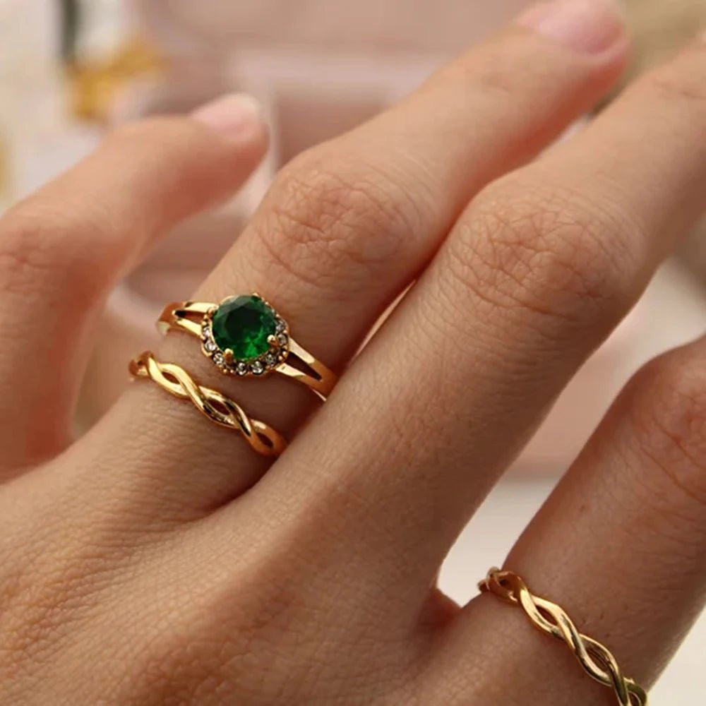 Infinity Double Layer Ring - Zafinne Jewelry