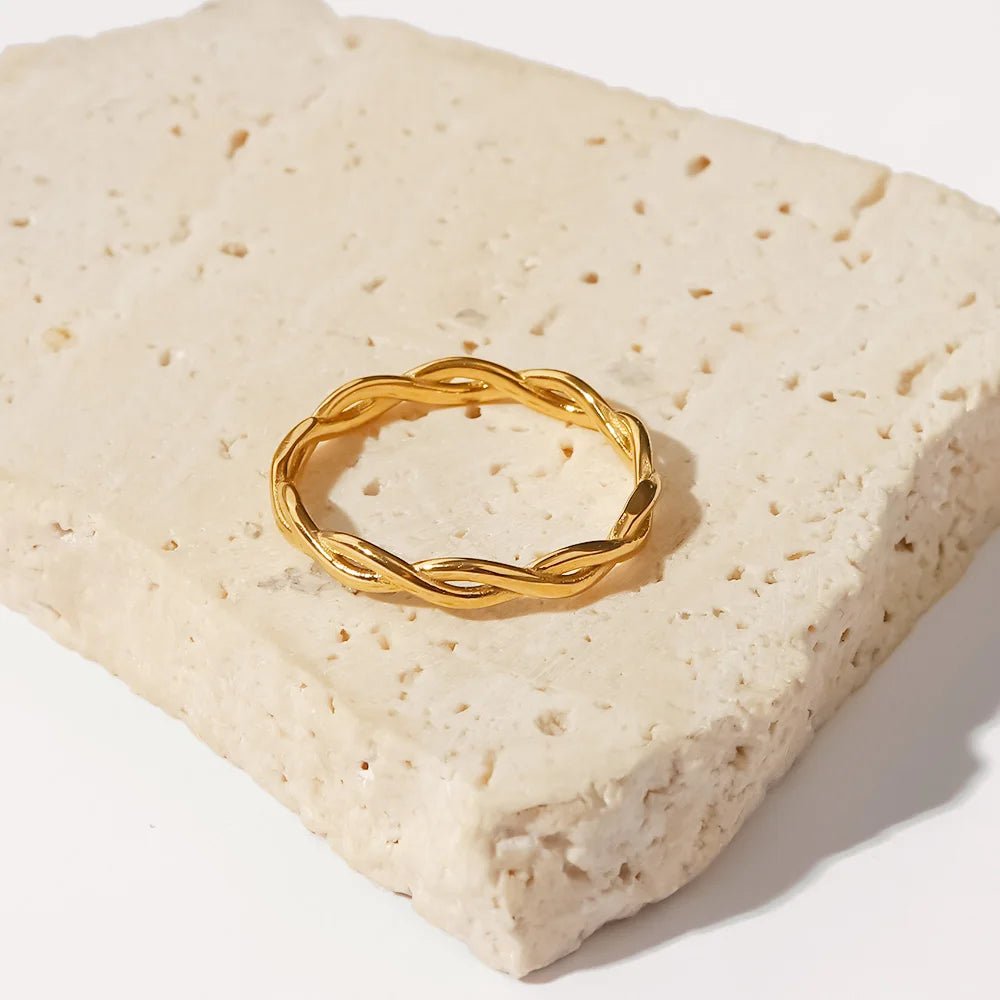 Infinity Double Layer Ring - Zafinne Jewelry