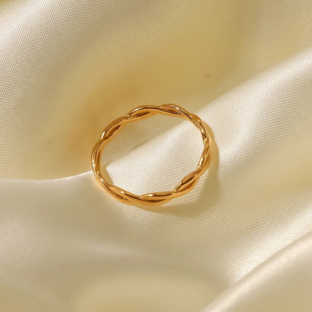 Infinity Double Layer Ring - Zafinne Jewelry