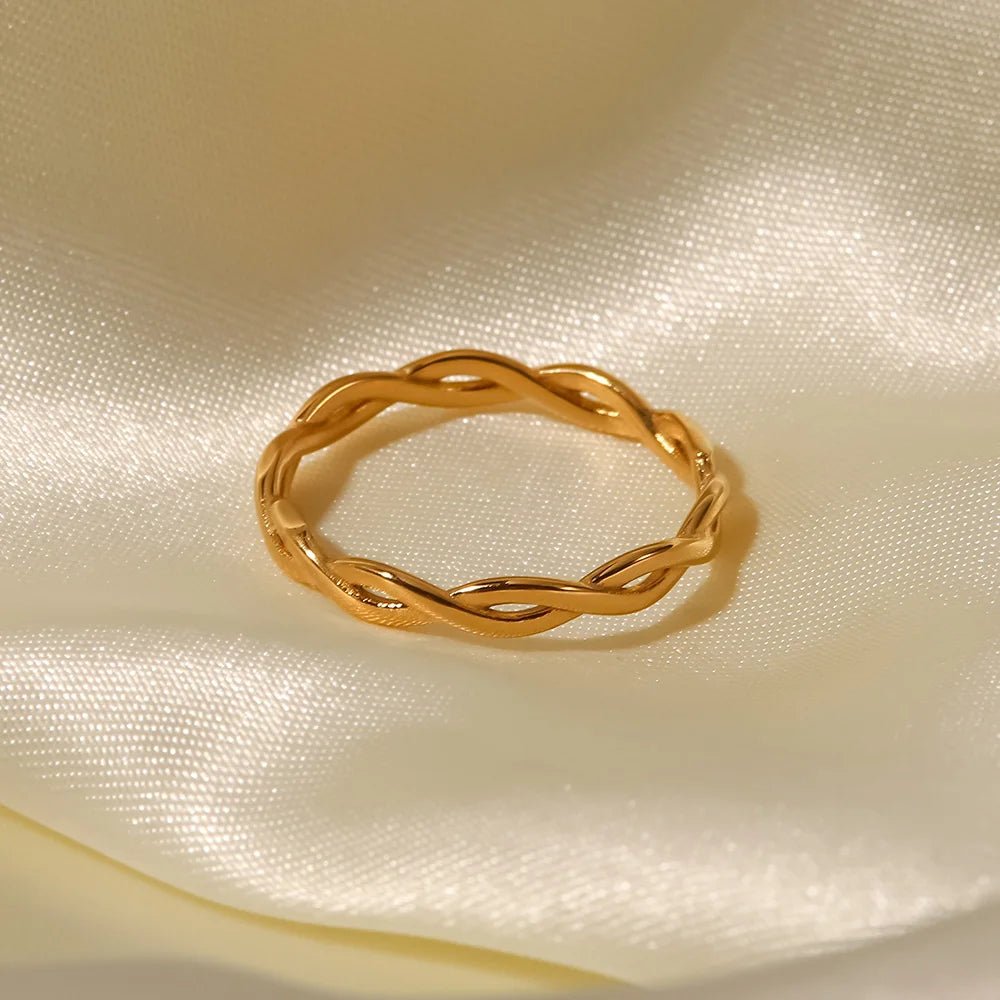 Infinity Double Layer Ring - Zafinne Jewelry