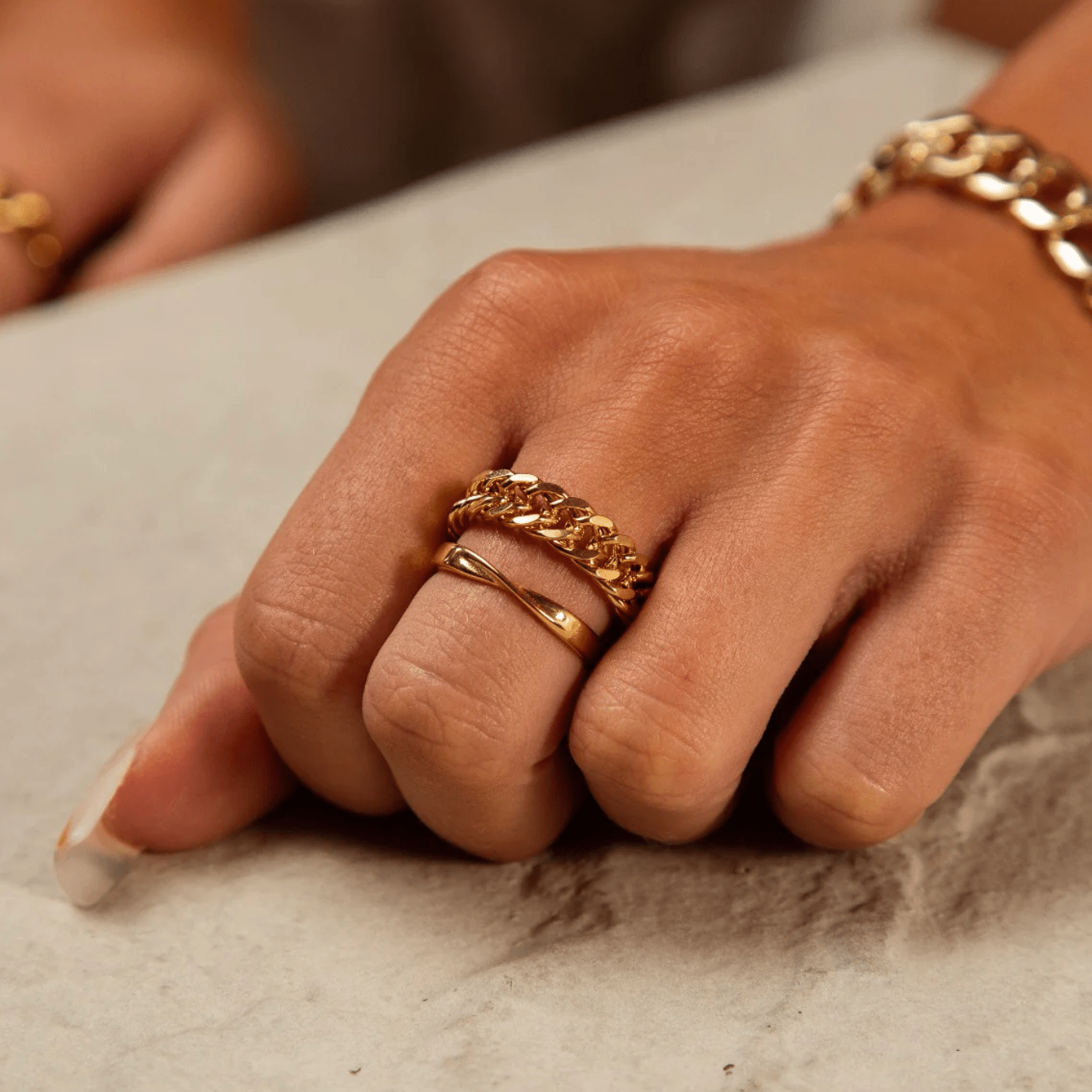 Knotted Ring - Zafinne Jewelry