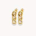 Link Chain Earrings - Zafinne Jewelry