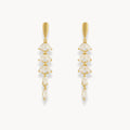 Long Leaf Earrings - Zafinne Jewelry