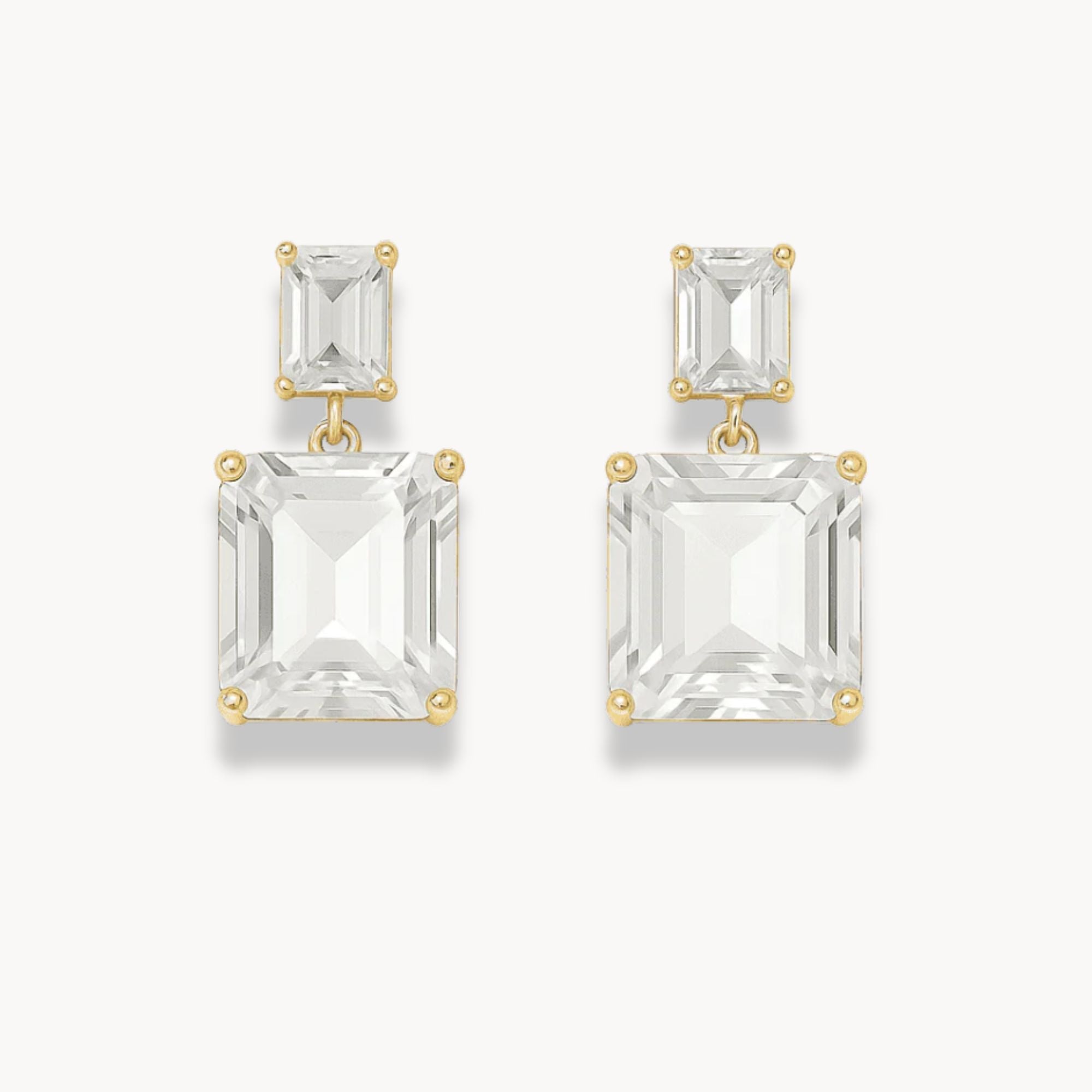 Luxury Geometric Pendant Earrings - Zafinne Jewelry