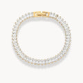 Square Crystals Chain Bracelet - Zafinne Jewelry