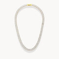 Square Crystals Chain Choker Necklace - Zafinne Jewelry