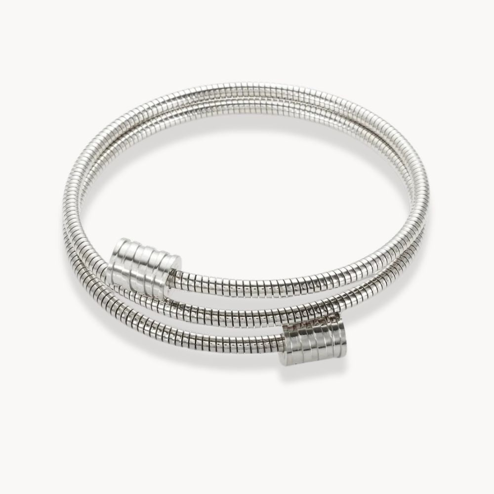 Twisted Bangle Bracelet - Zafinne Jewelry