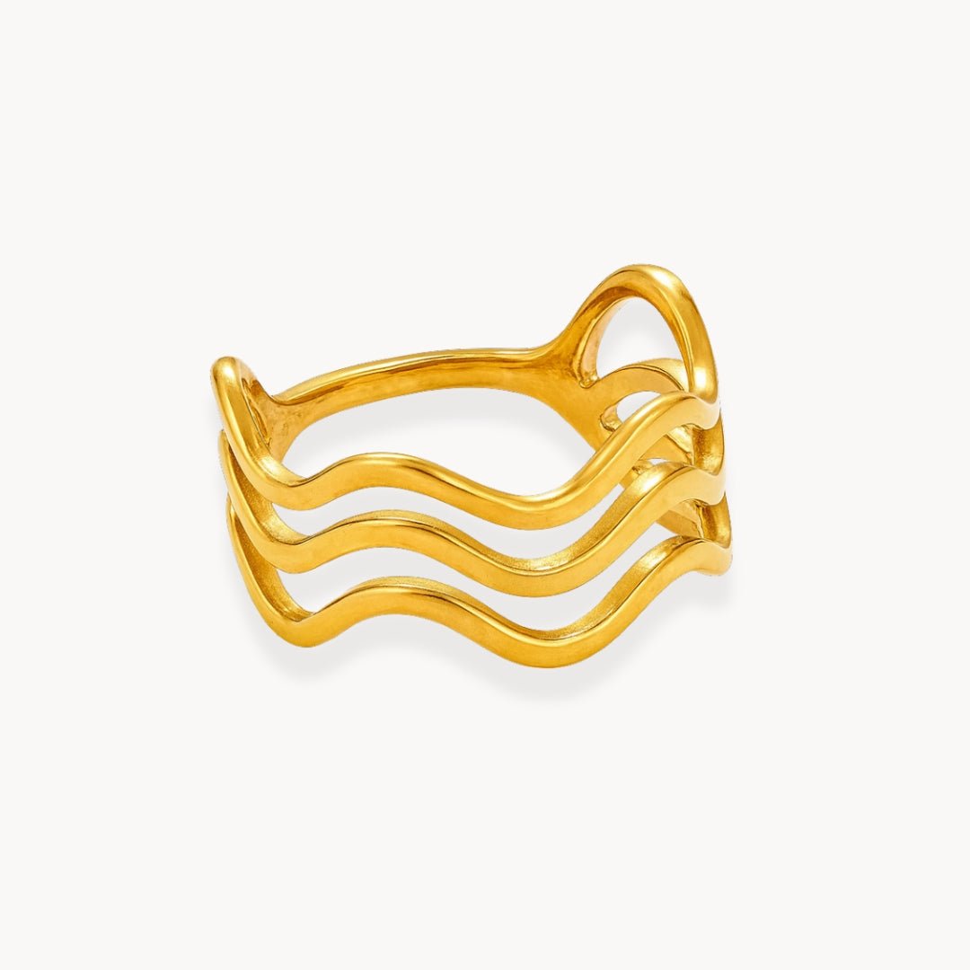 Wave Ring - Zafinne Jewelry