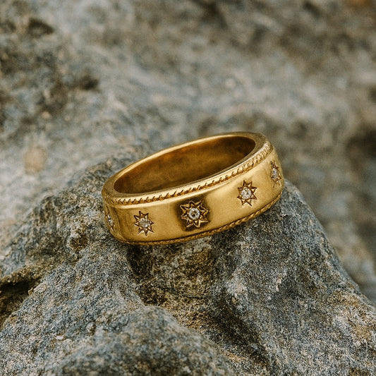 Crystal Stars Ring