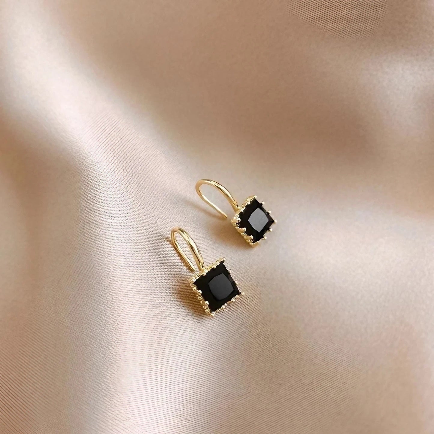 Crystal Square Delicate Earrings