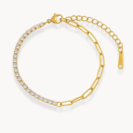 Alira Zircon Tennis Chain Bracelet