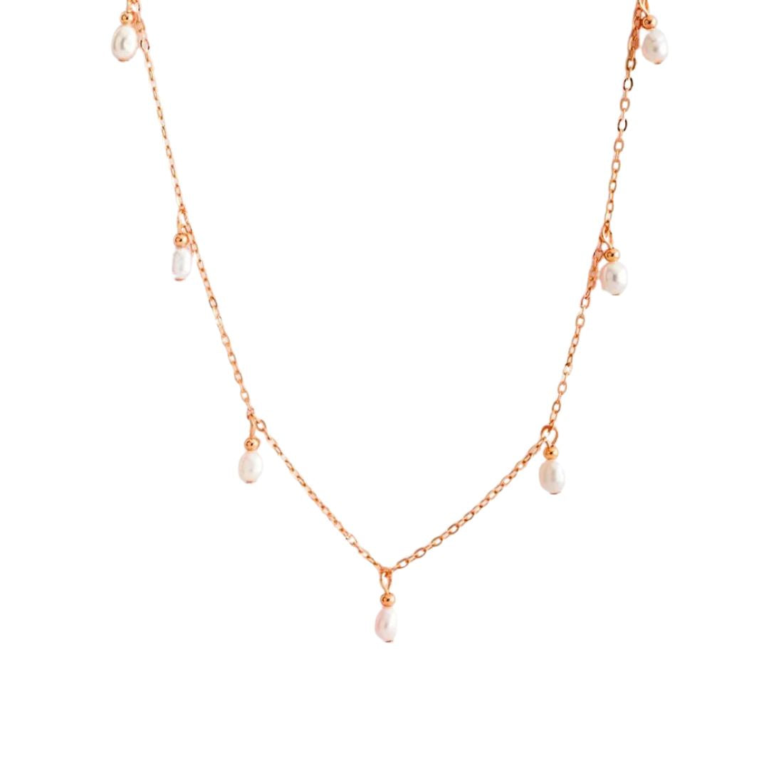 Pearls Pendant Chain Necklace