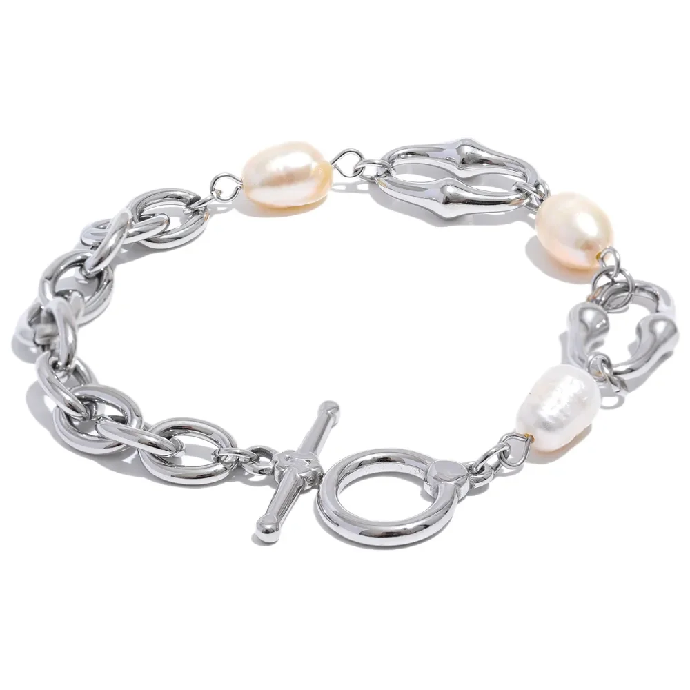 Freshwater Pearls Chain Bracelet