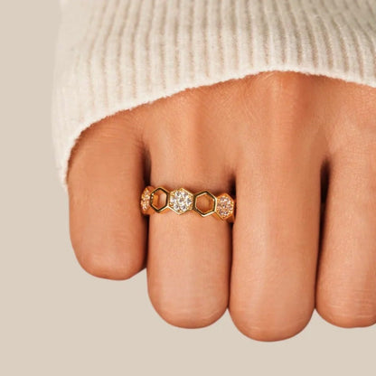 Honeycomb Adjustable Ring