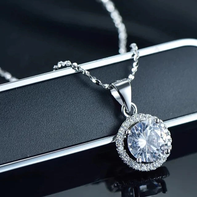 Silver Luxury Sparkle Necklace