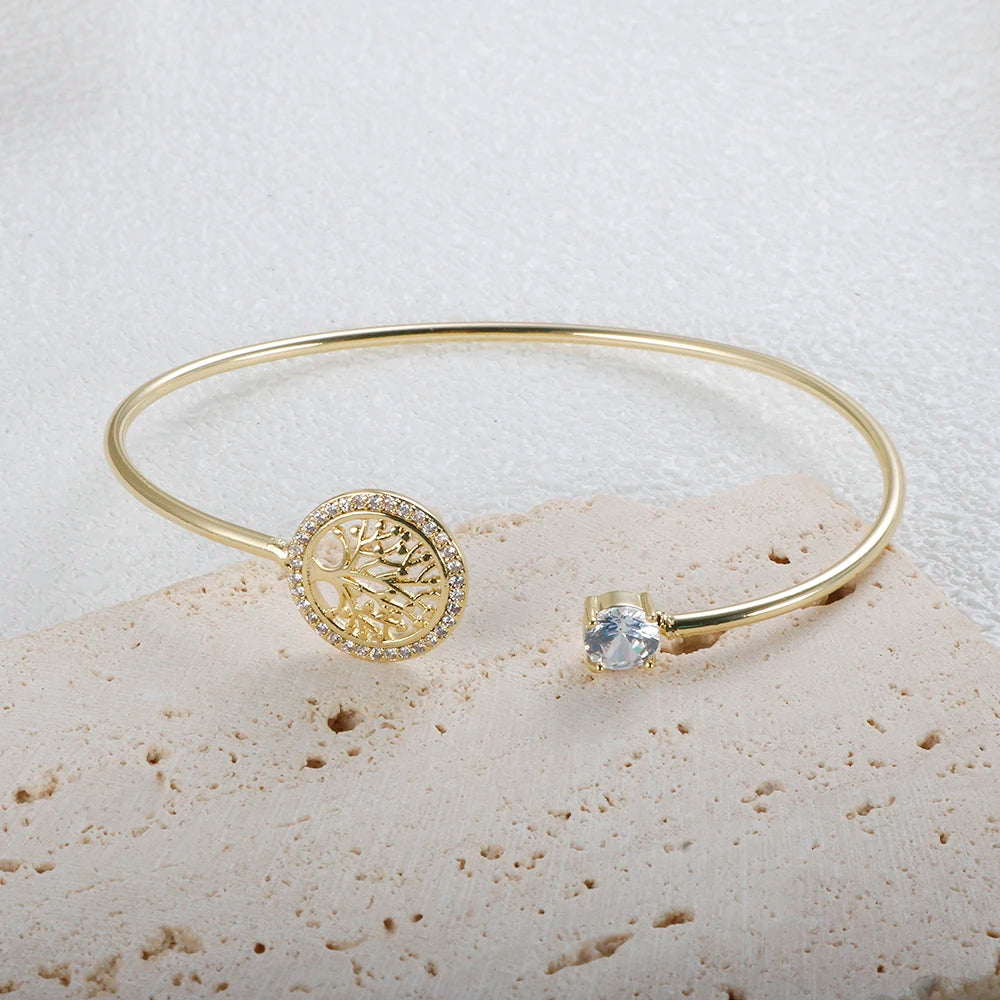 Tree Of Life Bangle Bracelet