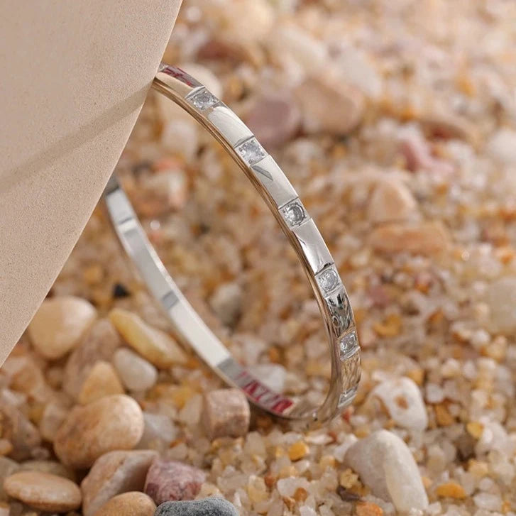 Cubic Zirconia Bangle Bracelet