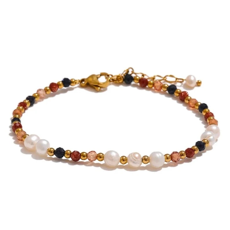 Freshwater Pearl Natural Stone Bracelet