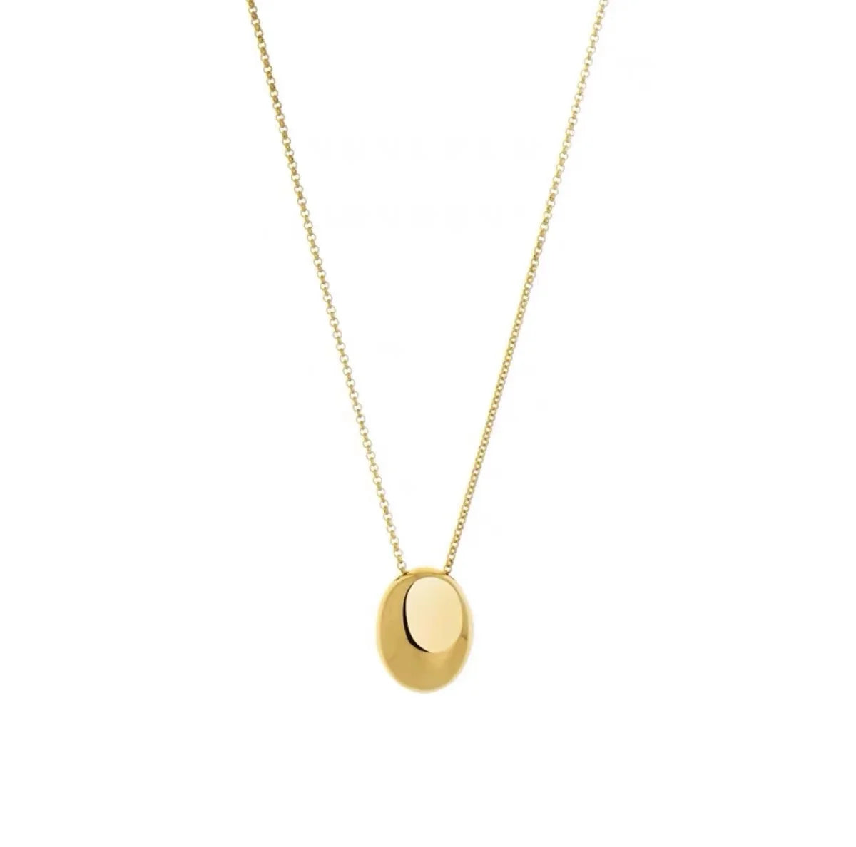 Oval Pendant Necklace