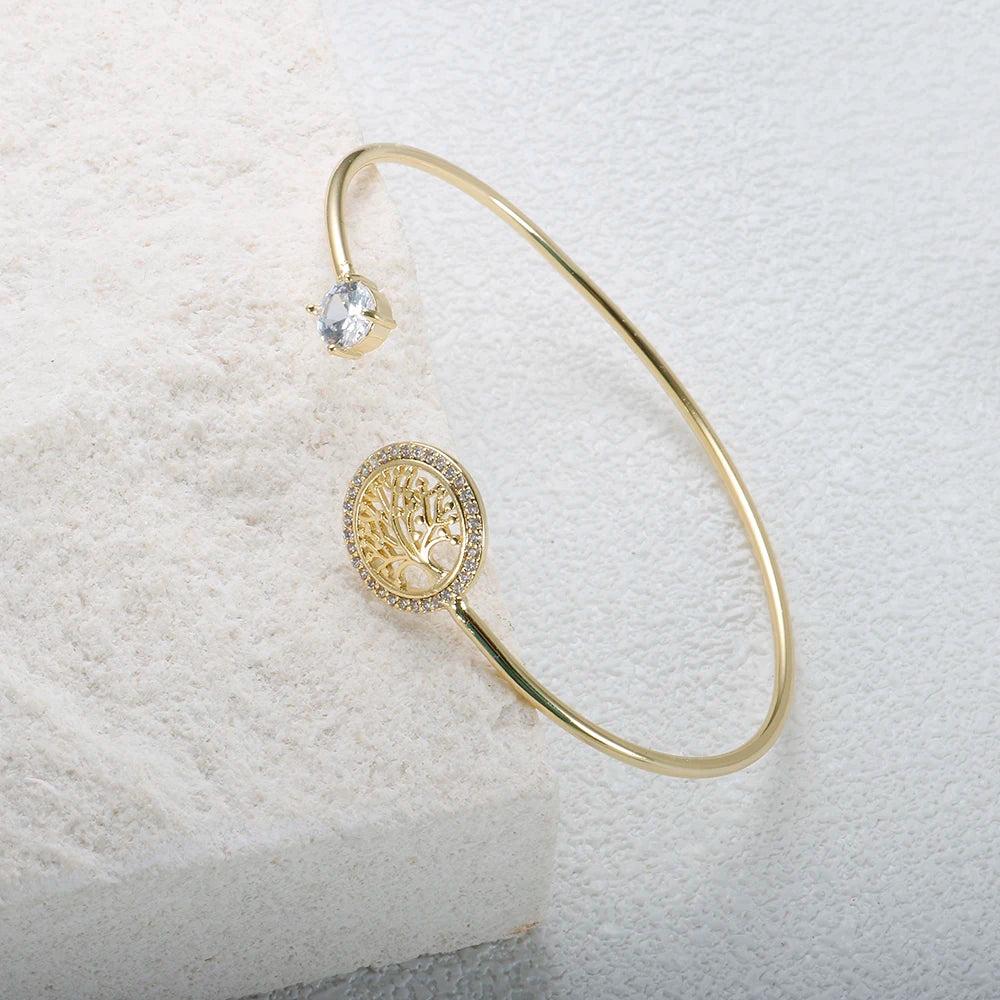 Tree Of Life Bangle Bracelet