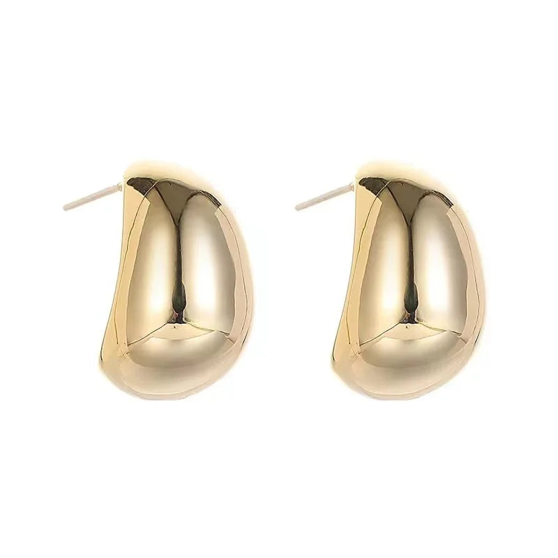 Pea Shaped Drop Earrings