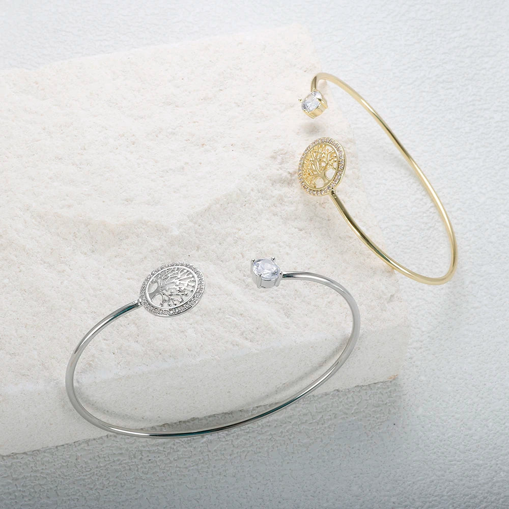 Tree Of Life Bangle Bracelet