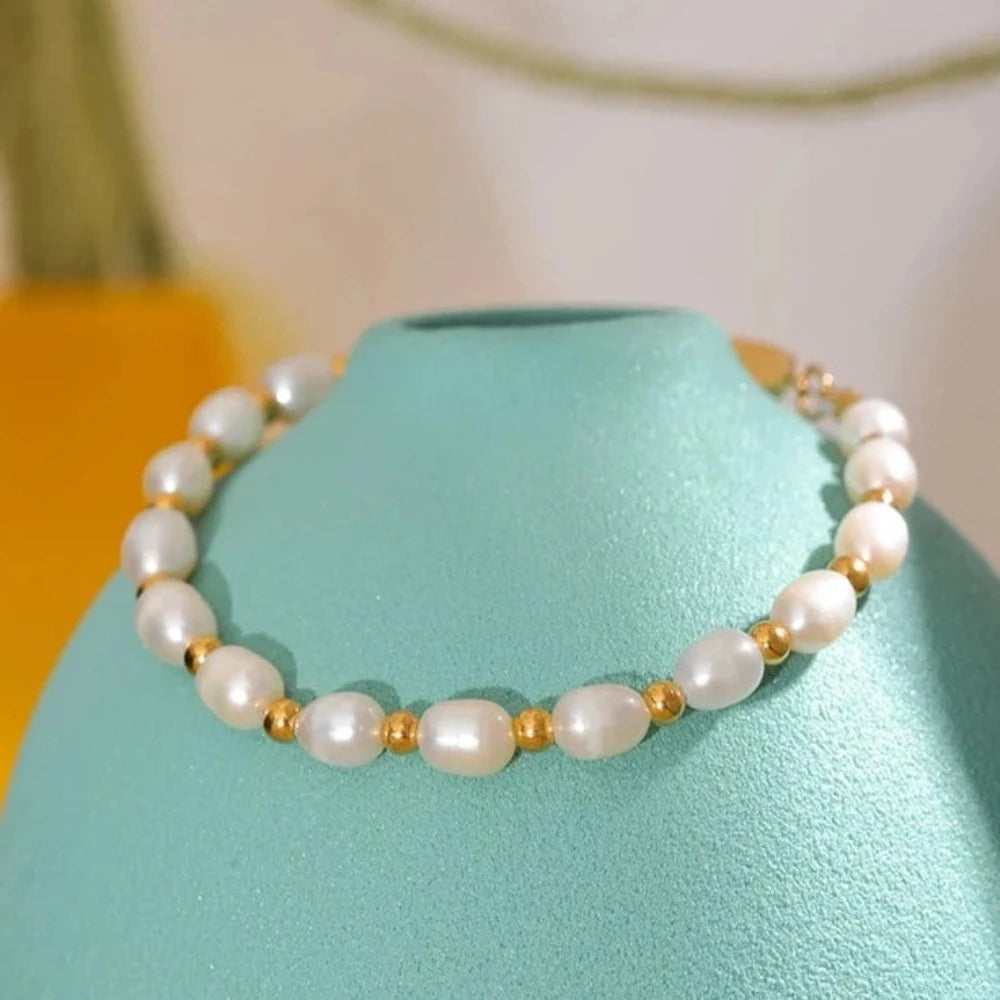 Freshwater Pearls Beads Bracelet