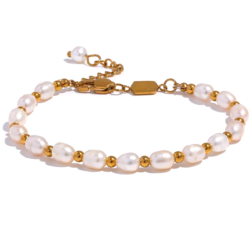 Freshwater Pearls Beads Bracelet