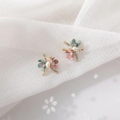Bunte Blumen Ohrringe