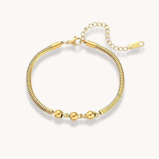 Beads Snake Chain Bracelet - Zafinne Jewelry