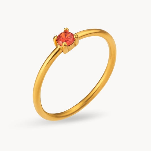 Birthstone Ring - Zafinne Jewelry