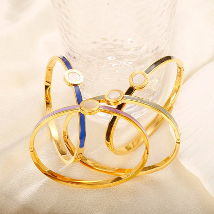Colorful Roman Numerals Bracelet - Zafinne Jewelry