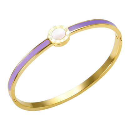 Colorful Roman Numerals Bracelet - Zafinne Jewelry