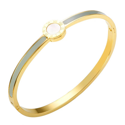 Colorful Roman Numerals Bracelet - Zafinne Jewelry