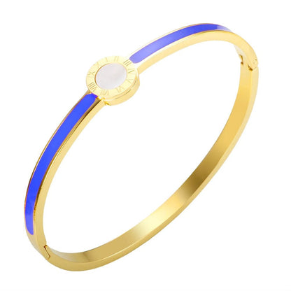 Colorful Roman Numerals Bracelet - Zafinne Jewelry