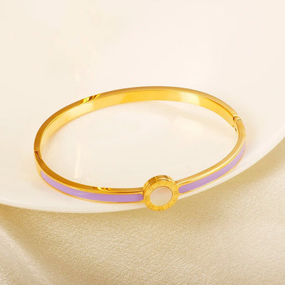 Colorful Roman Numerals Bracelet - Zafinne Jewelry