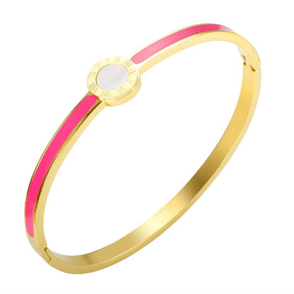 Colorful Roman Numerals Bracelet - Zafinne Jewelry
