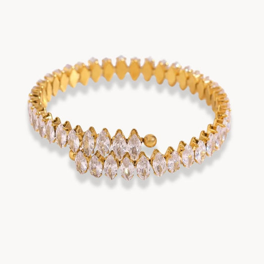 Crystal Royal Bracelet - Zafinne Jewelry