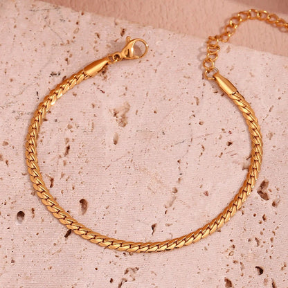 Cuban Chain Bracelet - Zafinne Jewelry