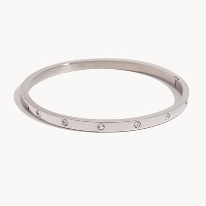 Dotted Sparkle Buckle Bracelet - Zafinne Jewelry