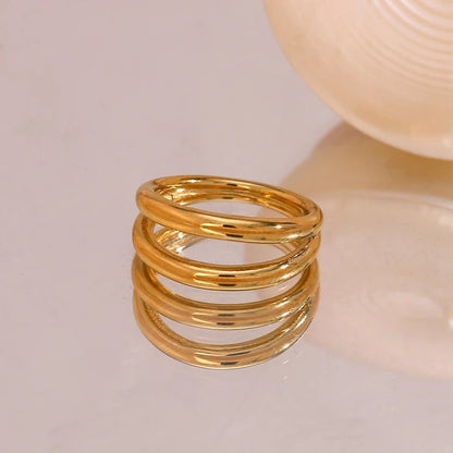 Double Layer Ring - Zafinne Jewelry