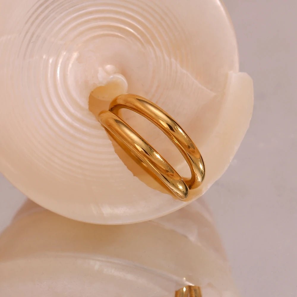 Double Layer Ring - Zafinne Jewelry