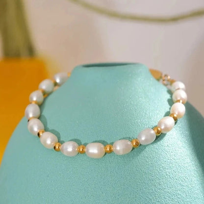 Freshwater Pearls Beads Bracelet - Zafinne Jewelry